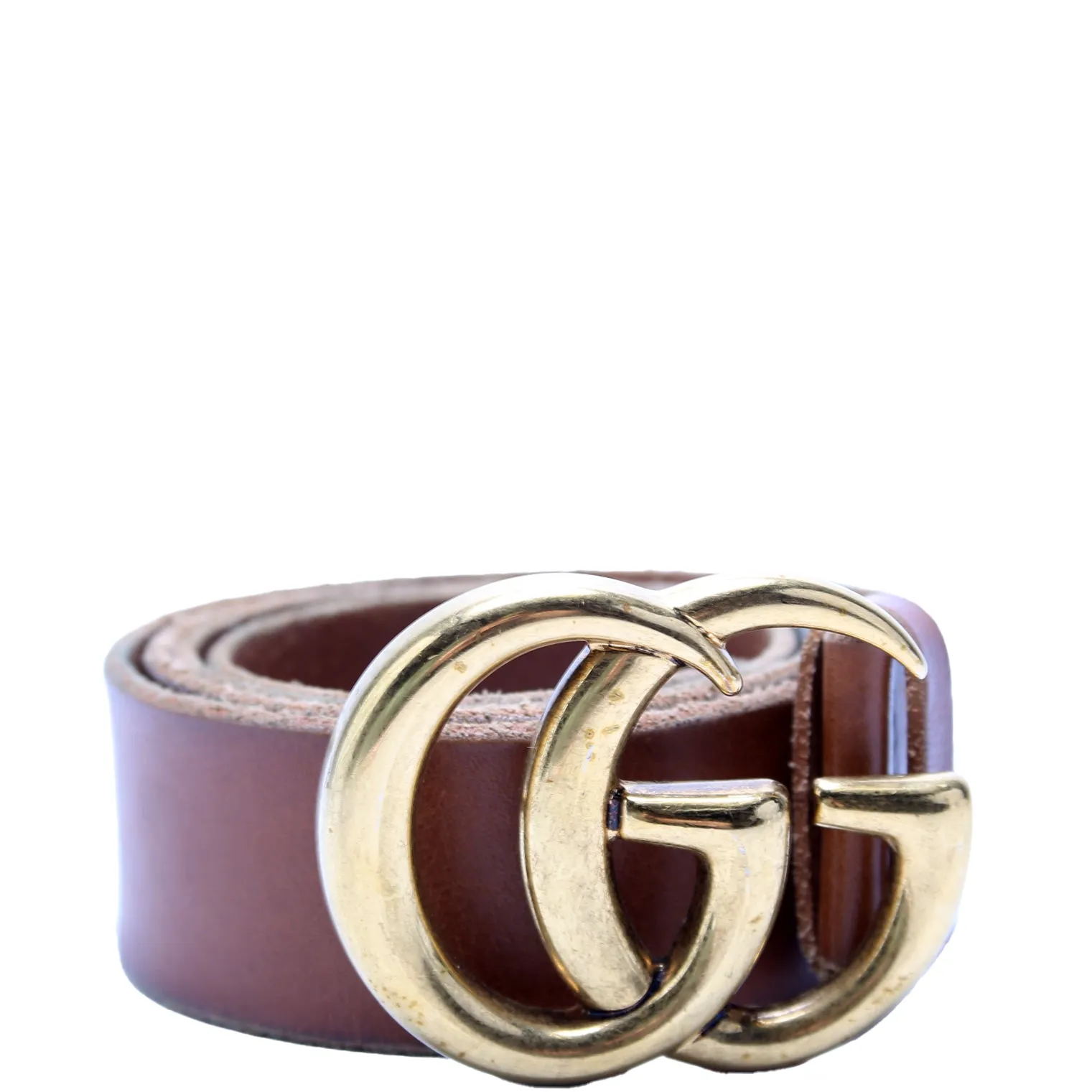 409416 Marmont Leather Belt Size 95/38 Brown