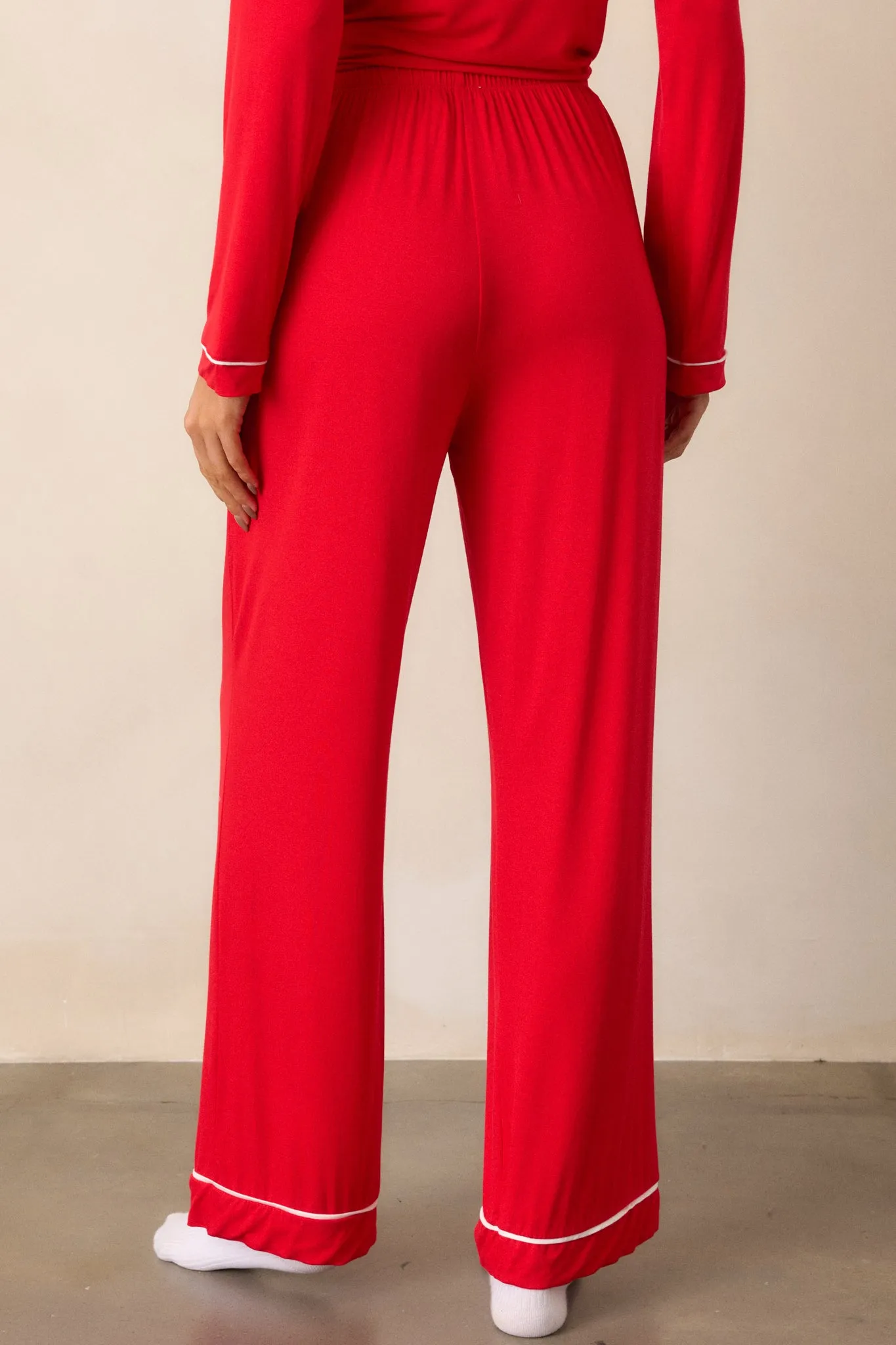 A Glimpse into Tomorrow Red Pajama Pants