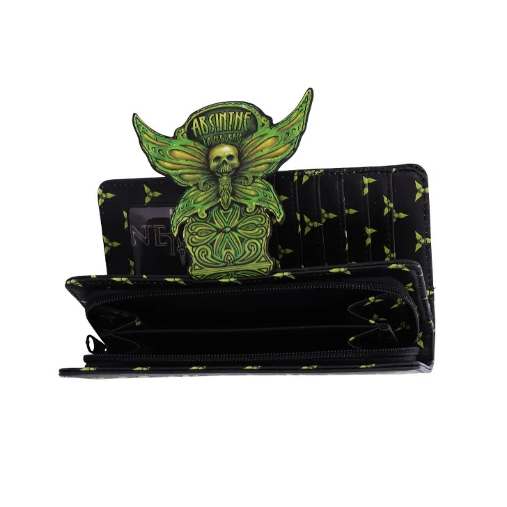 Absinthe La Fee Verte Embossed Purse