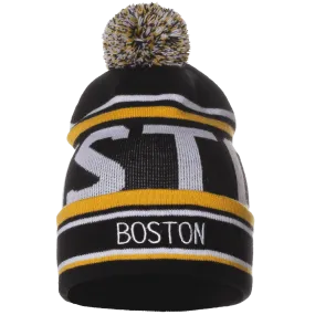American Cities Unisex USA Cities Fashion Large Letters Pom Pom Knit Hat Cap Beanie