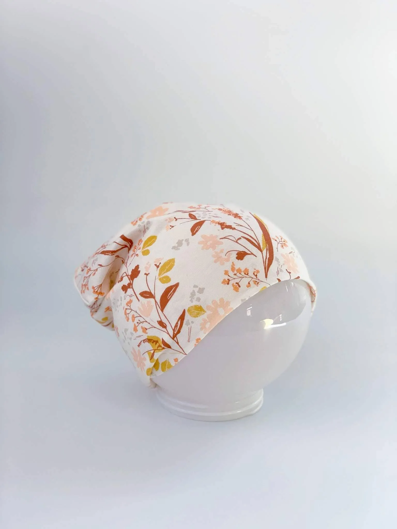 Beanie Hat: Fall Floral