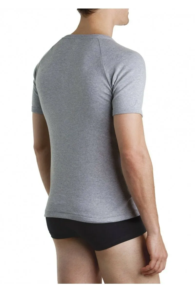 Bonds Raglan Tshirt Crew / V Neck Tee Top - Black White Navy Grey