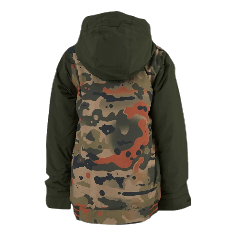 Boys Gameday Jacket Patterned/Green
