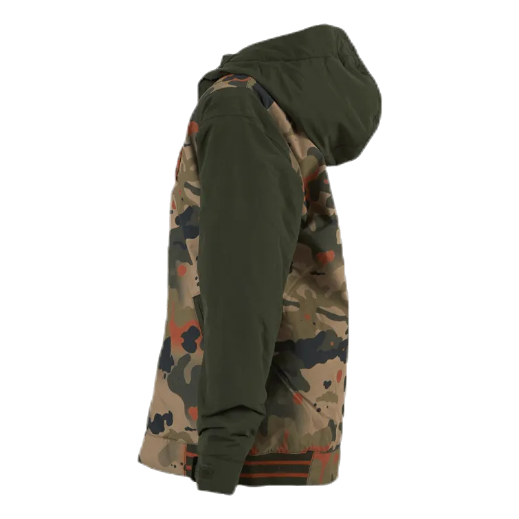 Boys Gameday Jacket Patterned/Green