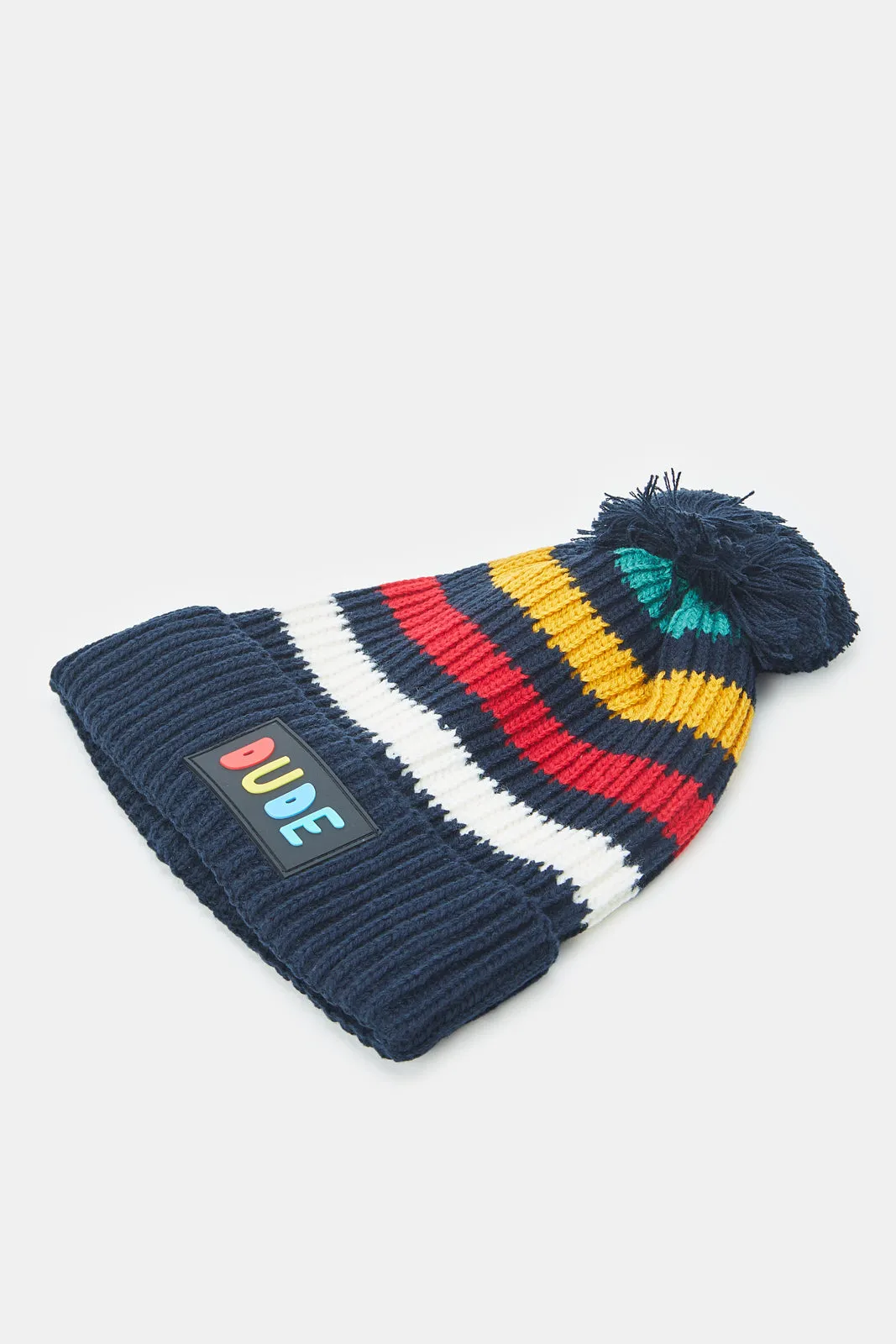 Boys Stripe Assorted Knitted Cap