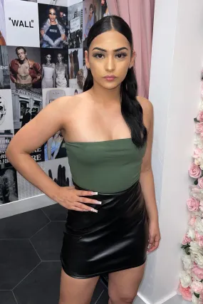Cheryl Tube Top (Olive Green)