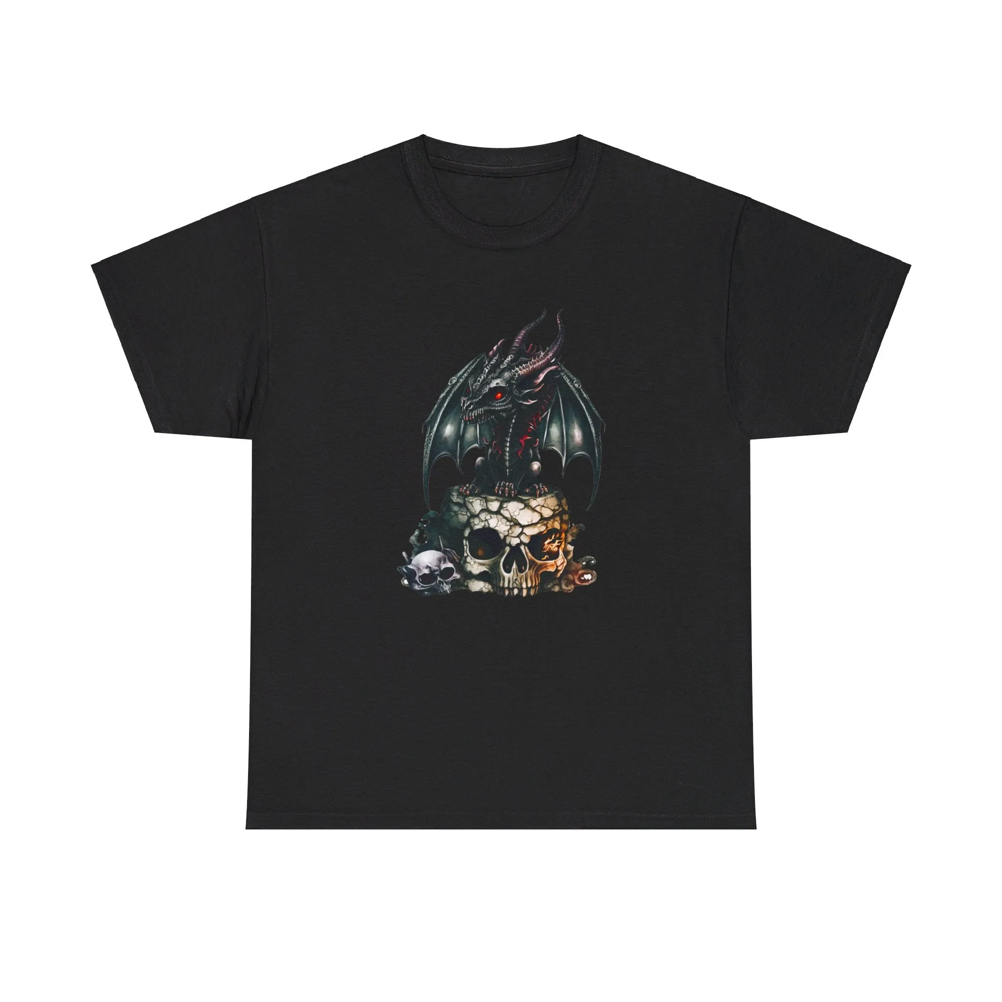 Dragon Skull Unisex Heavy Cotton Tee
