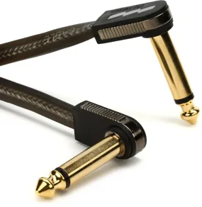 EBS HP-10 High Performance Flat Patch Cable - Right Angle to Right Angle - 3.94 inch