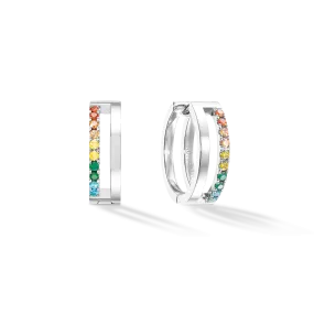 Eternal Unity Hoops silver-multicolour