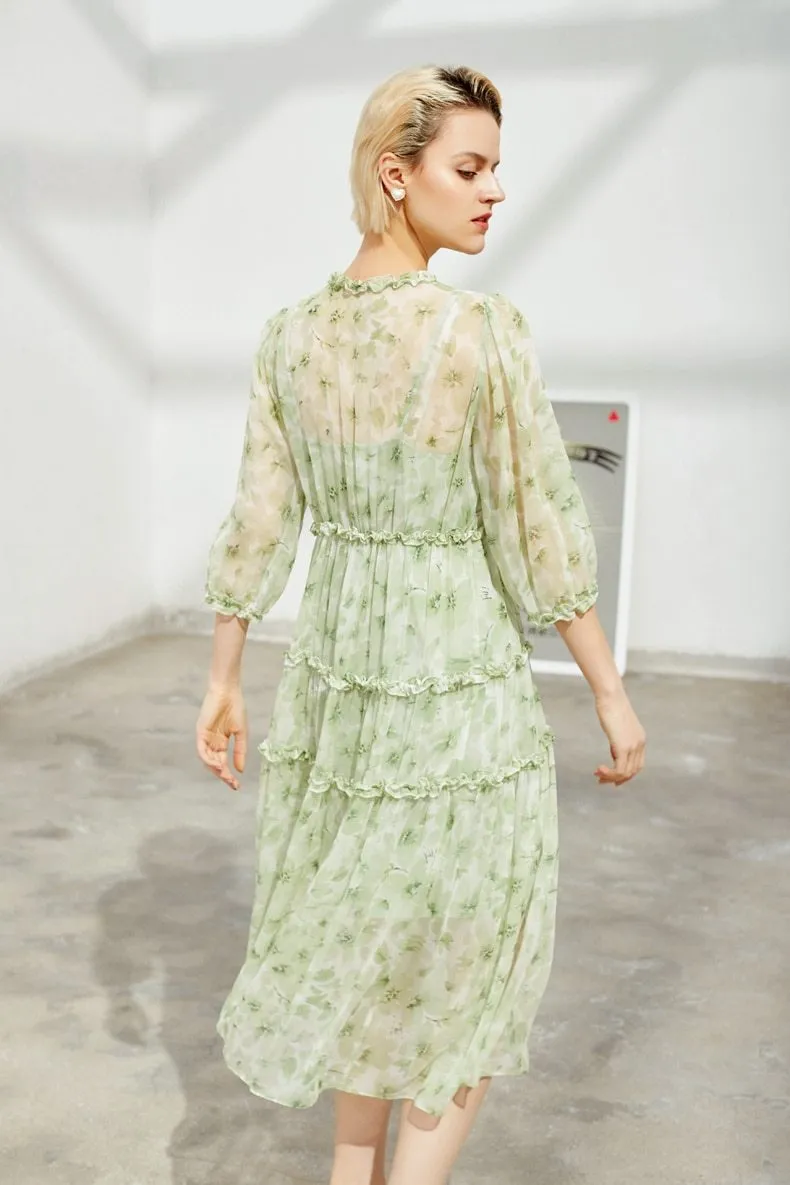 FashionSierra - 100% Heavy Silk Women's Runway Dresses
