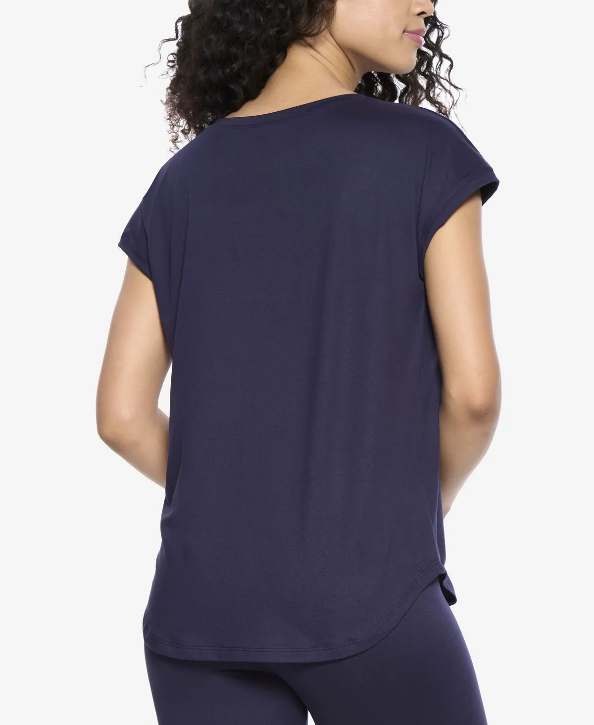 Felina Women's Textured Ribbed Knit Muscle T-Shirt, Multi