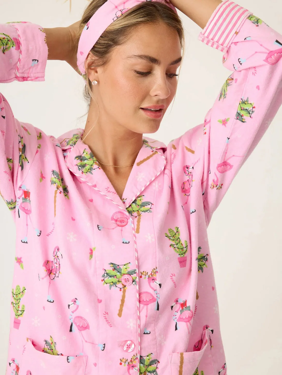 Flamingo PJ Set - Pink Violet
