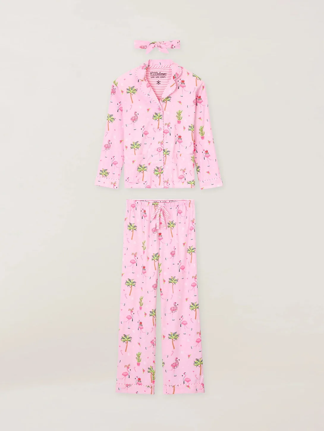 Flamingo PJ Set - Pink Violet