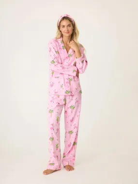 Flamingo PJ Set - Pink Violet