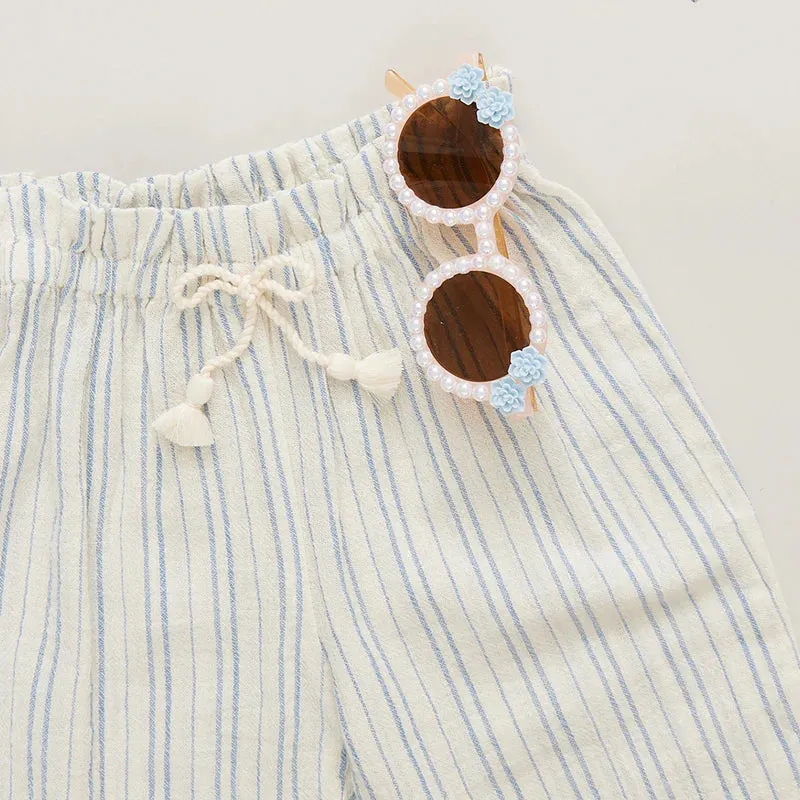 Girls Theodore Pant - Riviera Stripe