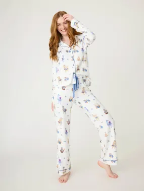 Happy Llamakkah PJ Set - Ivory