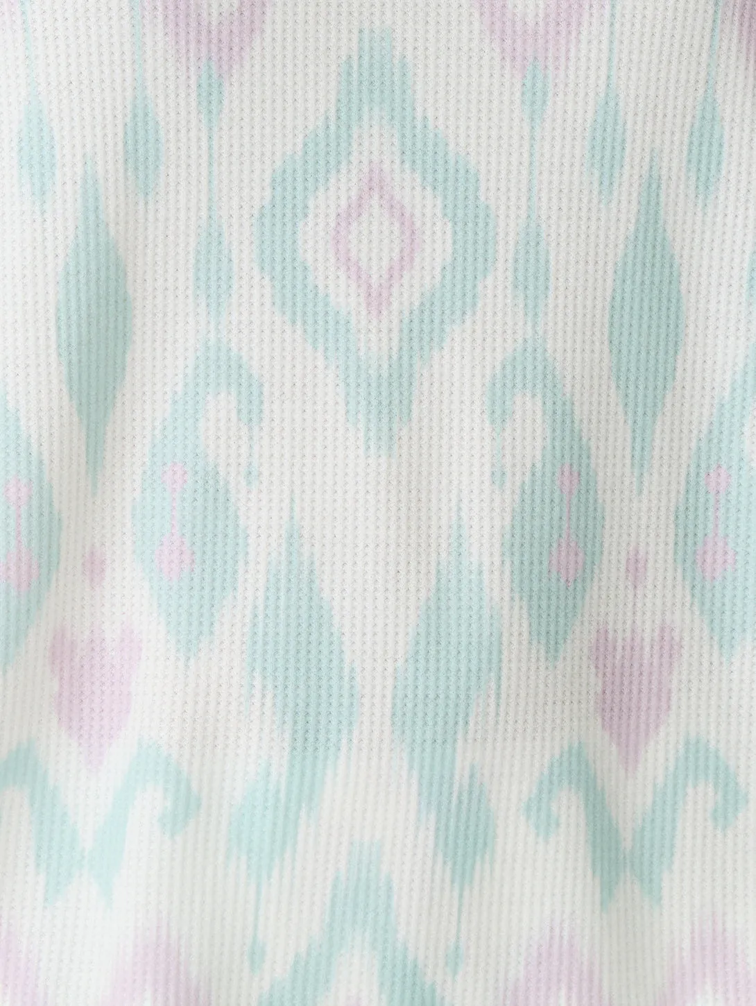 Ikat Watercolour Pant - Seafoam
