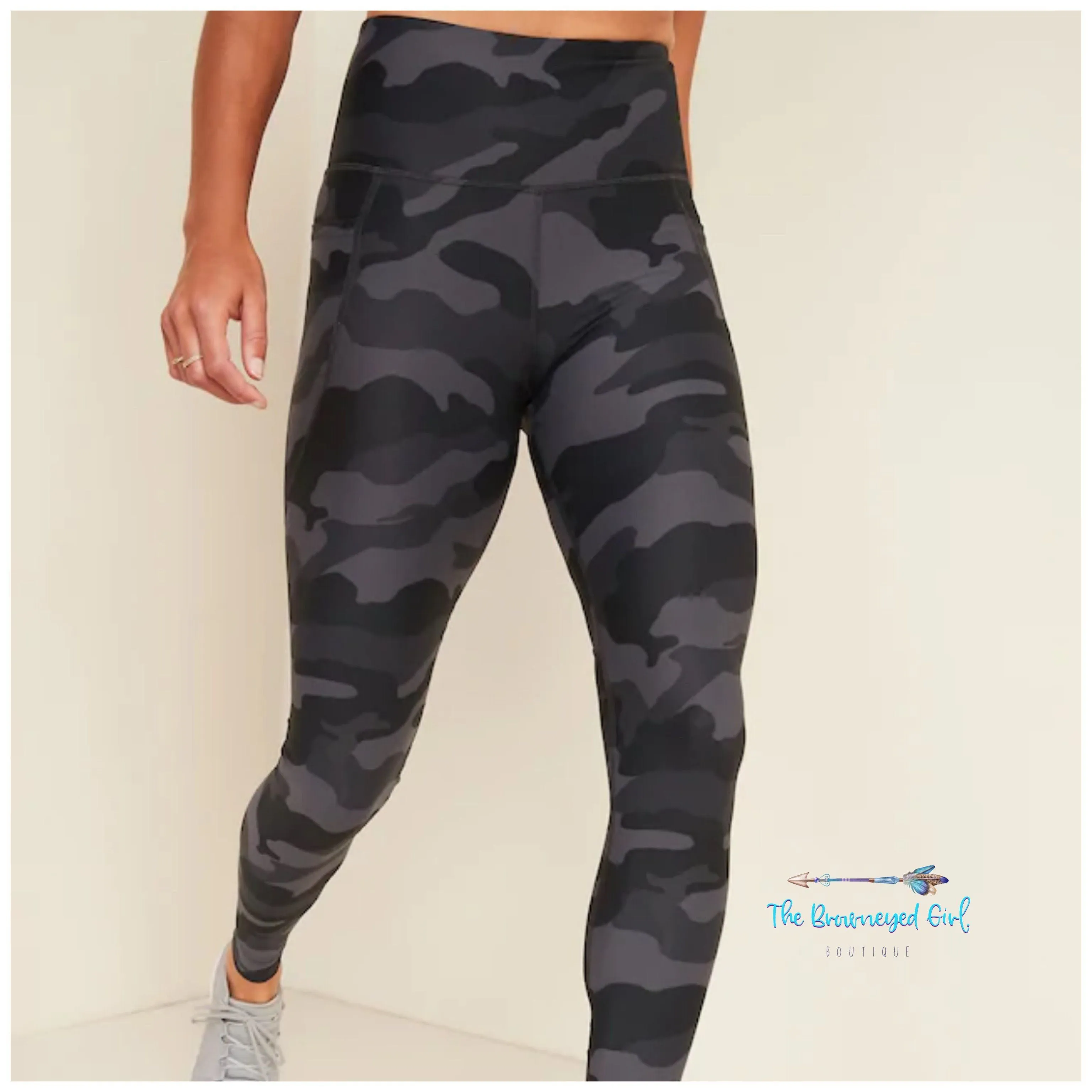 In The Field Camo High Waisted Leggings