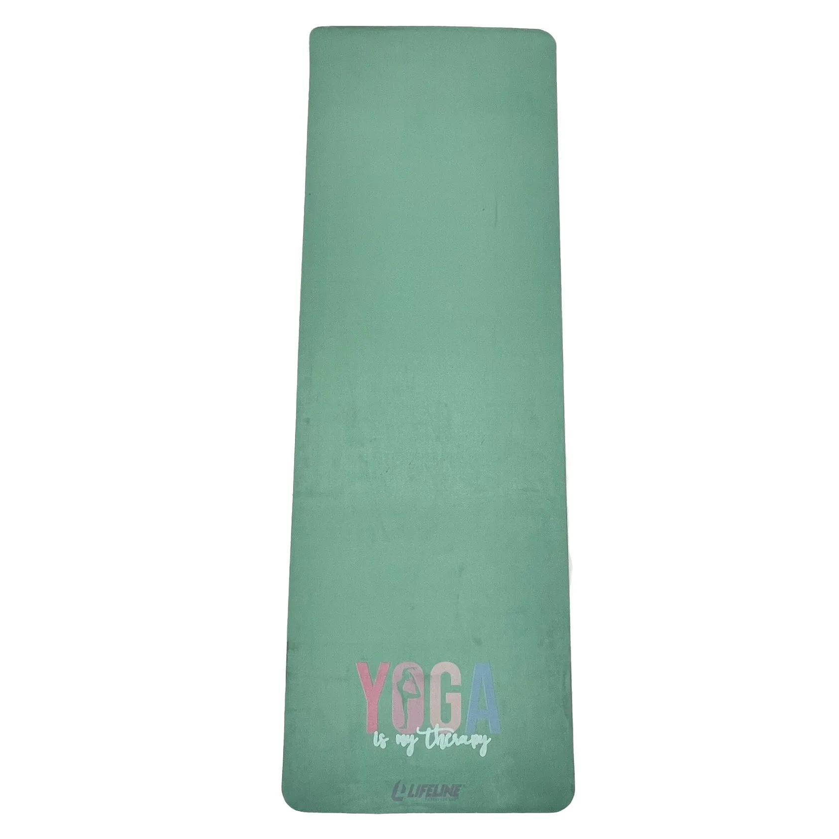 Lifeline Fitness Custom Yoga Mat - Premium Suede Mat - Sage