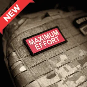 Maximum Effort Morale Patch