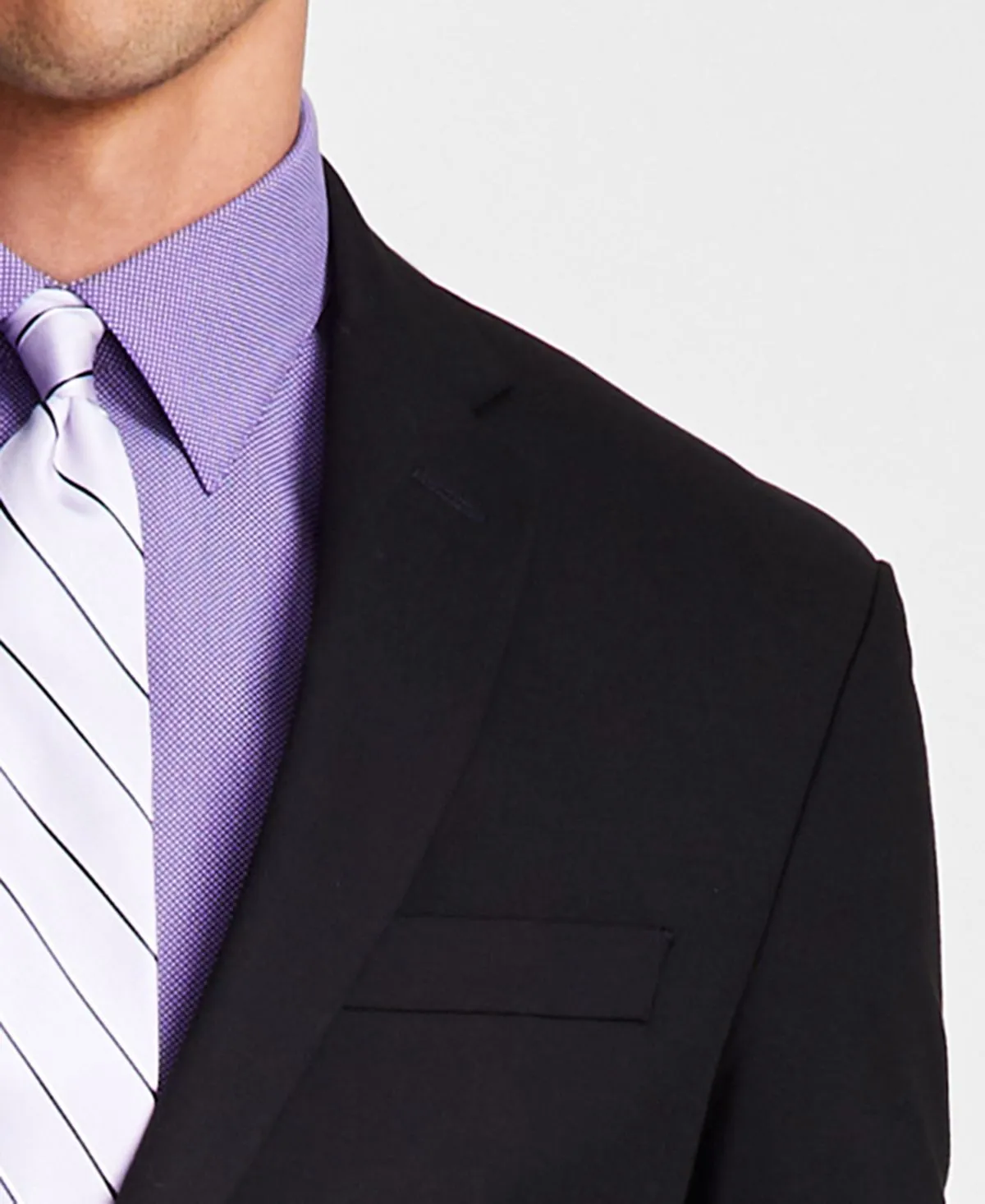 Men's ready flex Kenneth Cole Reaction suit, black
