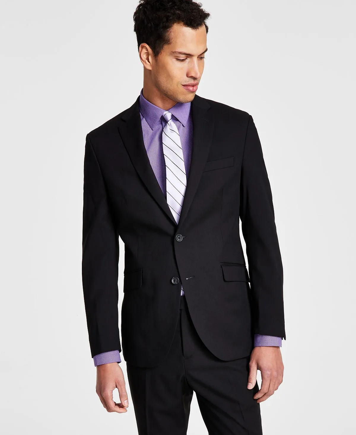 Men's ready flex Kenneth Cole Reaction suit, black
