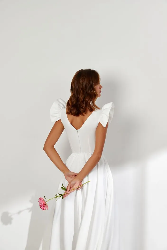 Ornate White Wedding Dress