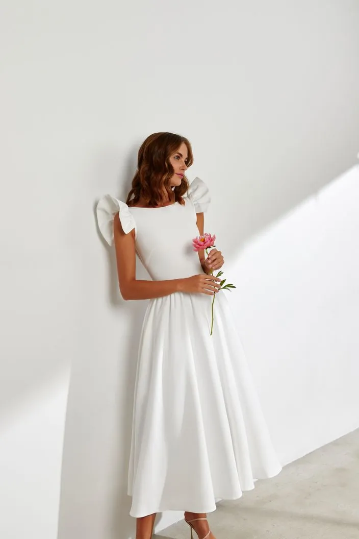 Ornate White Wedding Dress