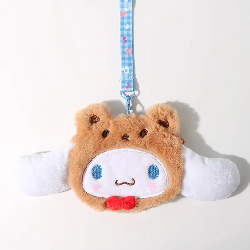 Sanrio Otomodachi Kigurumi Plushie Purse with Card Case