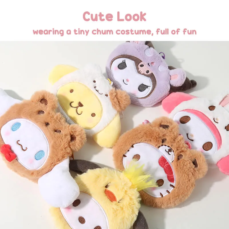 Sanrio Otomodachi Kigurumi Plushie Purse with Card Case