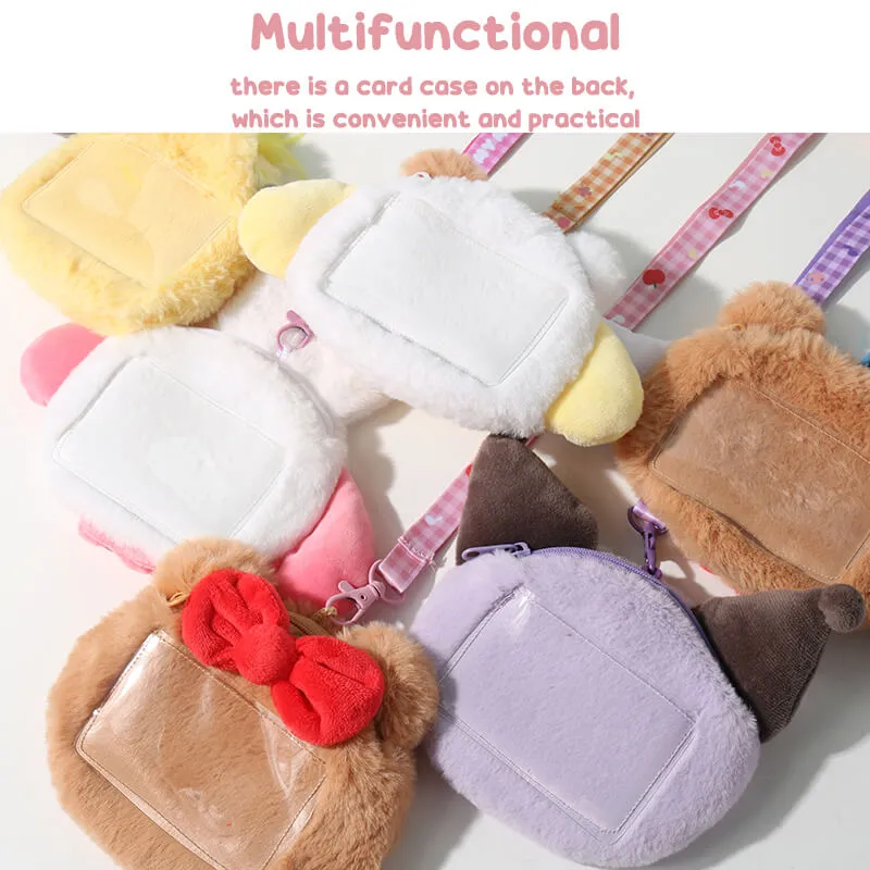 Sanrio Otomodachi Kigurumi Plushie Purse with Card Case
