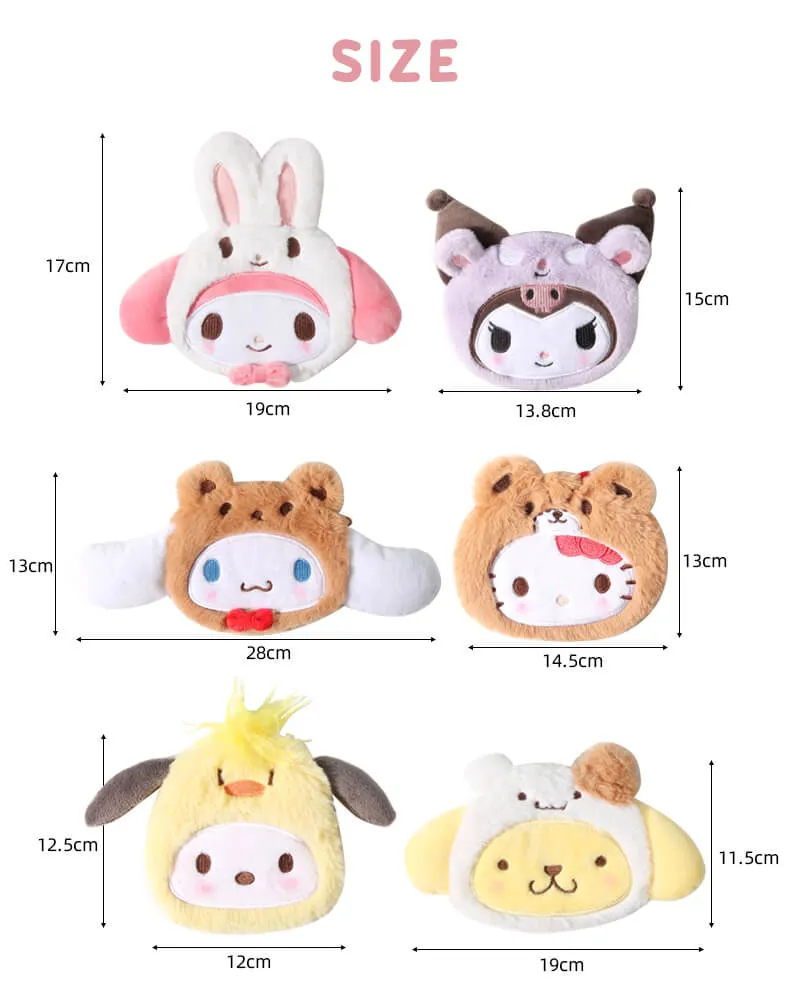 Sanrio Otomodachi Kigurumi Plushie Purse with Card Case