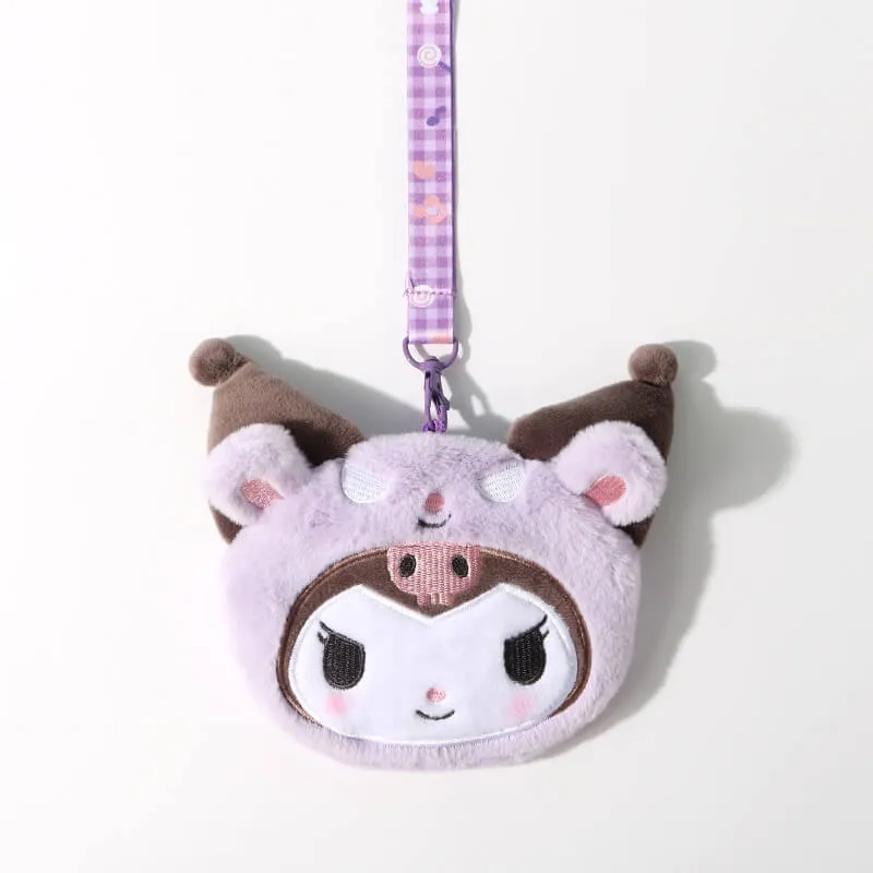 Sanrio Otomodachi Kigurumi Plushie Purse with Card Case