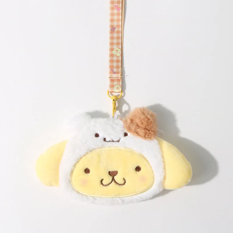 Sanrio Otomodachi Kigurumi Plushie Purse with Card Case