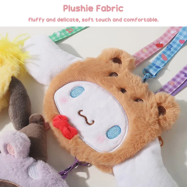 Sanrio Otomodachi Kigurumi Plushie Purse with Card Case