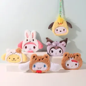 Sanrio Otomodachi Kigurumi Plushie Purse with Card Case