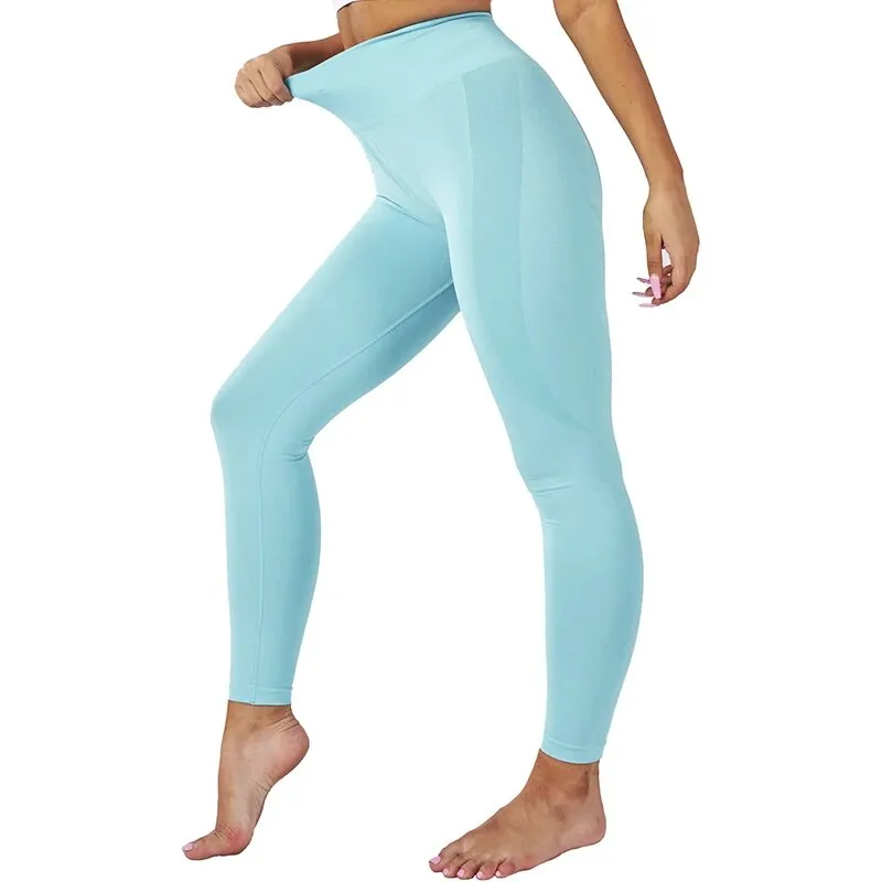 Speckled High Waisted Fitness Workout Leggings for Women