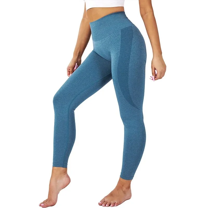 Speckled High Waisted Fitness Workout Leggings for Women