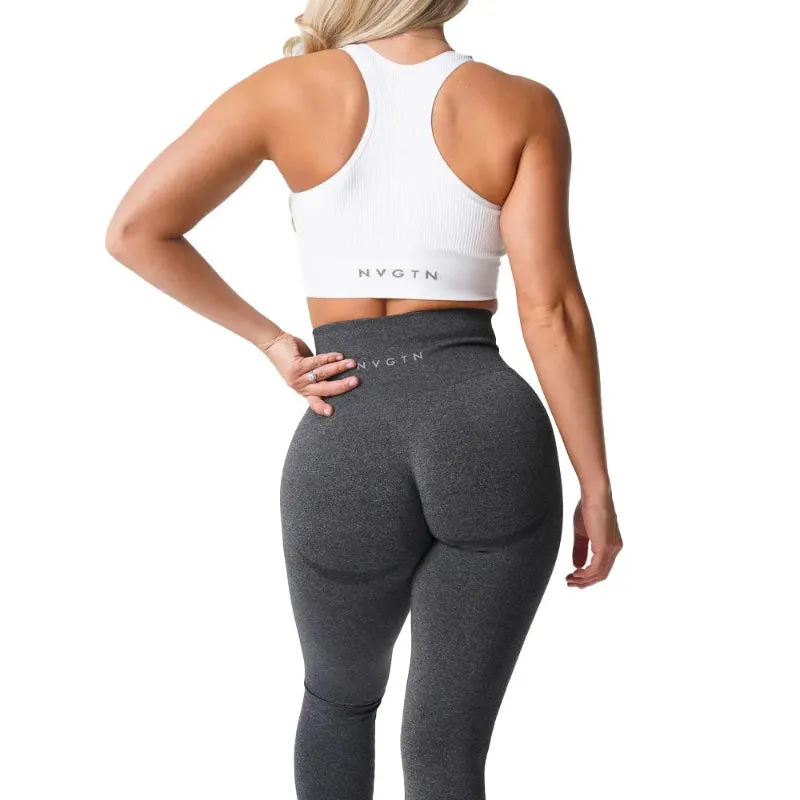 Speckled High Waisted Fitness Workout Leggings for Women