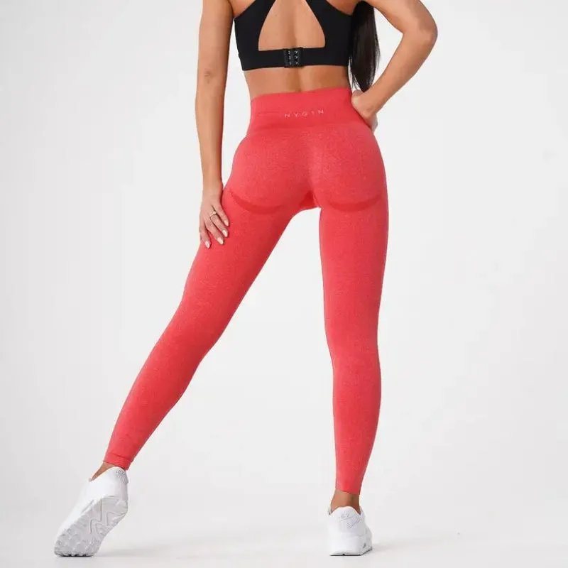 Speckled High Waisted Fitness Workout Leggings for Women