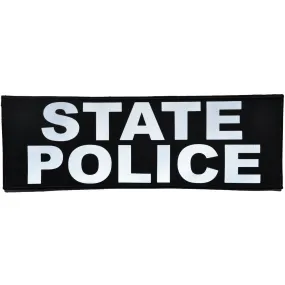 State Police Reflective - 4x12 Patch