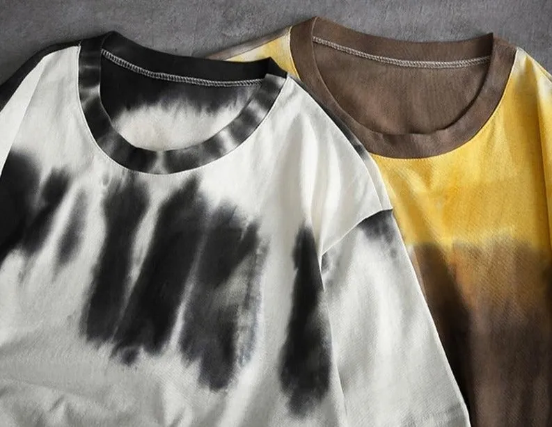 Tie-Dye Cotton T-Shirts