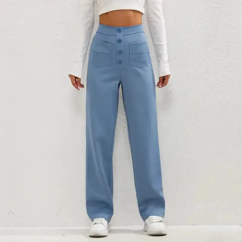 Trendy High-Waisted Casual Pants | Perfect for Everyday Comfort