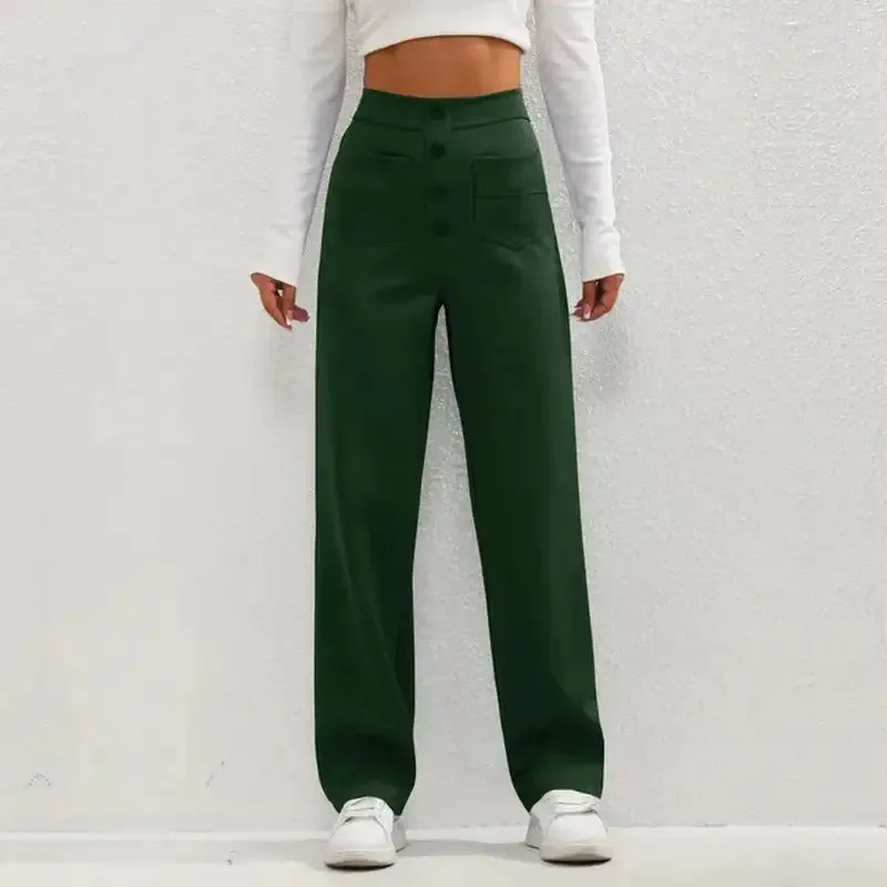 Trendy High-Waisted Casual Pants | Perfect for Everyday Comfort