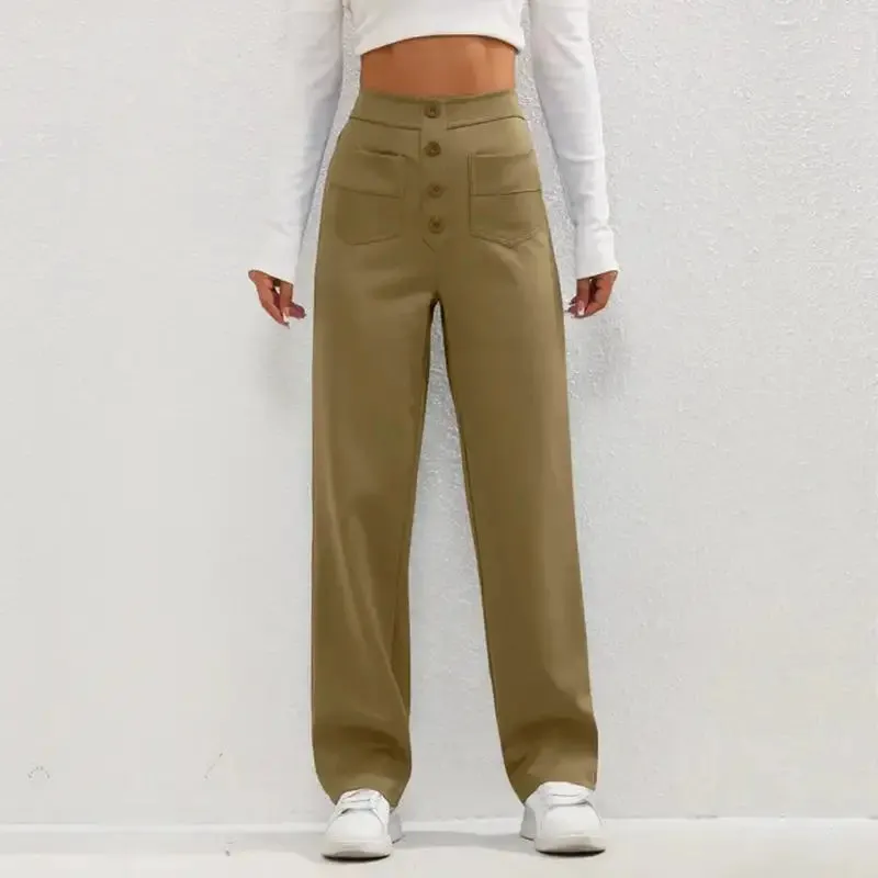 Trendy High-Waisted Casual Pants | Perfect for Everyday Comfort