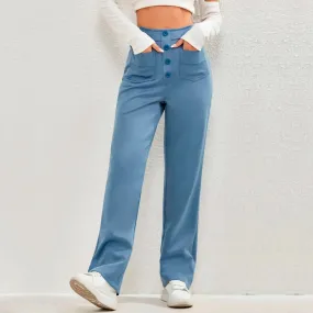 Trendy High-Waisted Casual Pants | Perfect for Everyday Comfort