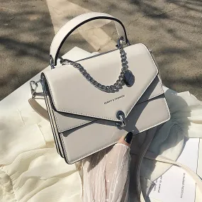 Vintage Girls Small Square Bag 2020 Summer New Chains Handbag Women Casual Wild Shoulder Bag Lock Tide Bag Diagonal Female Bag