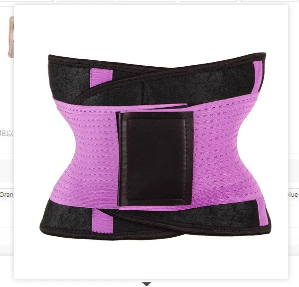 Waist Trimmer Belt - Abdominal Body Shaper - Weight Loss Trainer - Fat Burning Straps