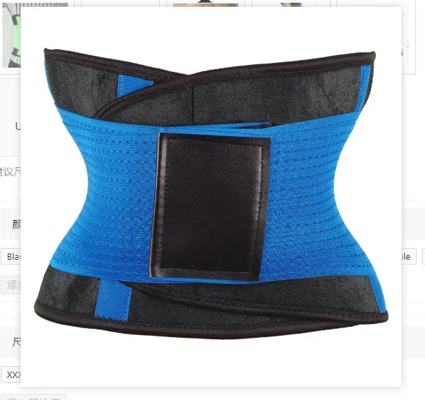 Waist Trimmer Belt - Abdominal Body Shaper - Weight Loss Trainer - Fat Burning Straps