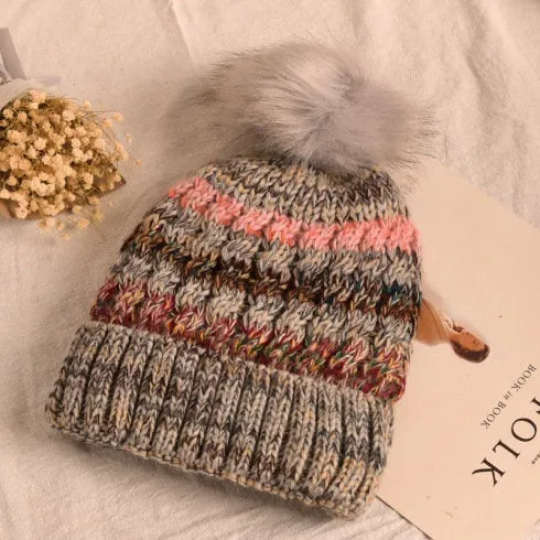 Winter Knitted Wool Beanies Women Hat | Beanie for Adults | Women Outdoor Wear | Ski Hat | Winter Hat | Warm Hats | Winter Accessories